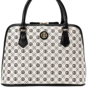 Giani Bernini Debossed Signature Dome Satchel